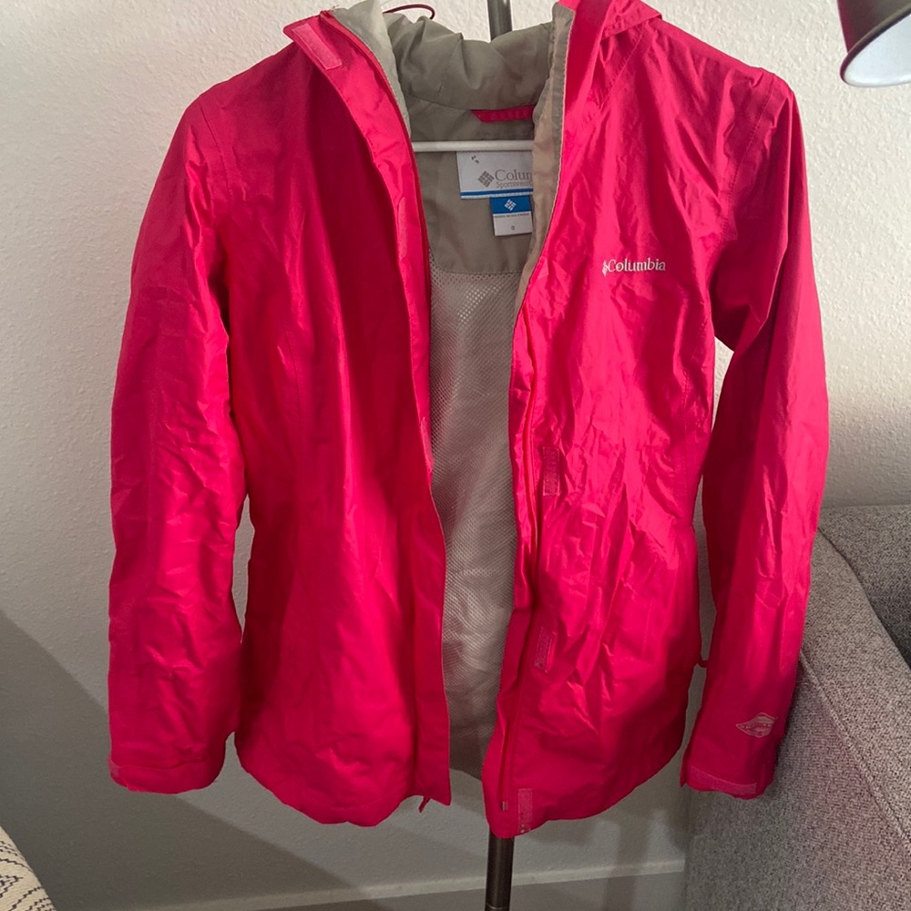 Columbia Rain Jacket Pink